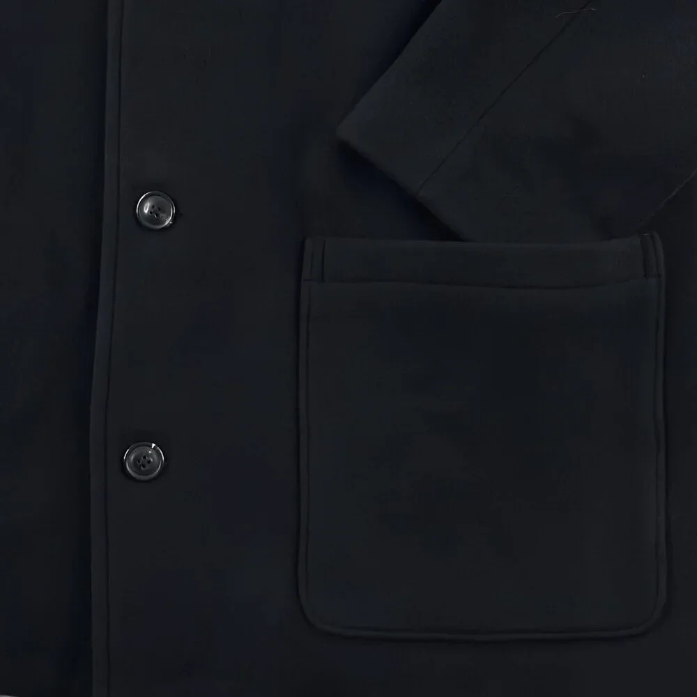 Todd Snyder Italian Wool Cashmere Cafe Jacket Men's XL Black Quiet Luxury $698 - Picture 8 of 14